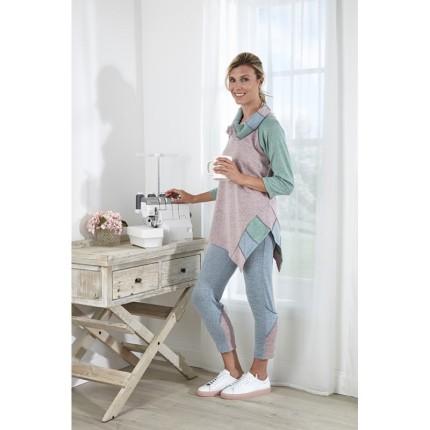 JANOME AirThread 2000D Professional – Surjeteuse à enfilage à air 2/3/4 fils