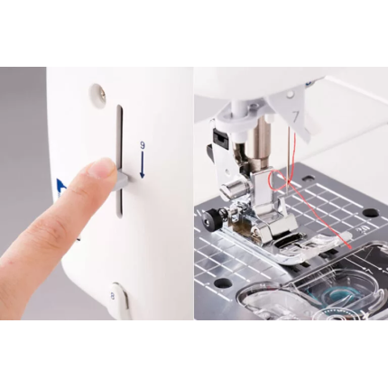 Machine à coudre JUKI HZL DX7 – Précision industrielle et confort haut de gamme