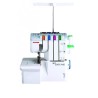 Surjeteuse JANOME MyLock 744D – 2/3/4 fils, bras libre, roulotté instantané
