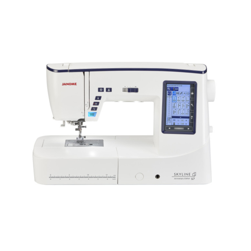 Machine à coudre JANOME Skyline S7 - Edition annniversaire