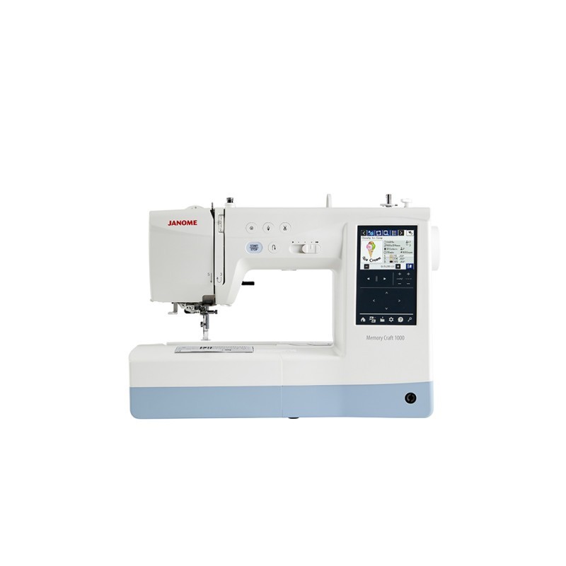 Janome Memory Craft 1000 – Machine à coudre et broder – MC1000