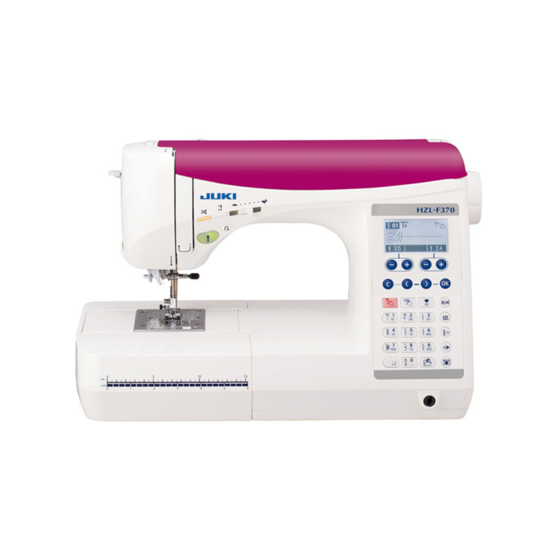 Machine à coudre JUKI HZL-F370 – 106 points, coupe-fil automatique, Box Feed – Garantie 5 ans