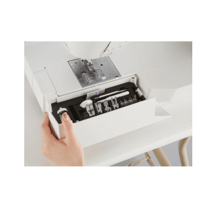 Machine à coudre JUKI HZL-UX8 – 368 points, écran tactile, double entraînement – Garantie 5 ans