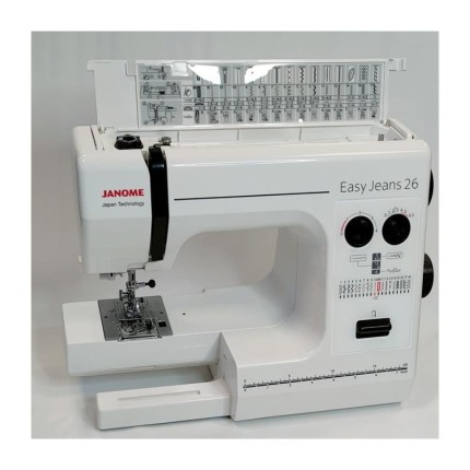 Machine à coudre Janome Easy Jeans 26 – Garantie 5 ans